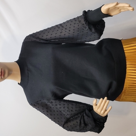 CECE Sheer long Sleeve sweater - Picture 6 of 6